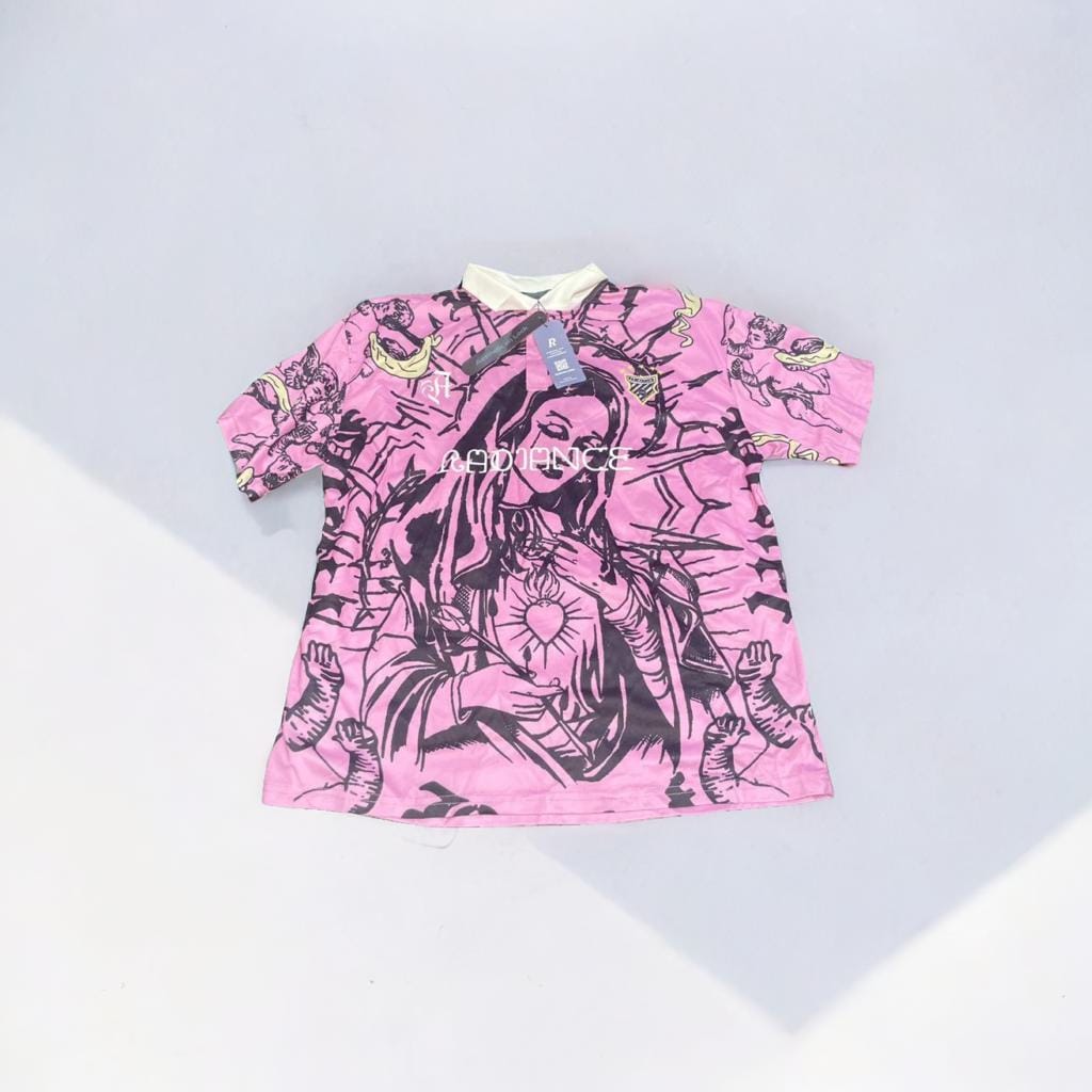 The 'Sacred Heart' Graphic Polo Shirt - Image 4