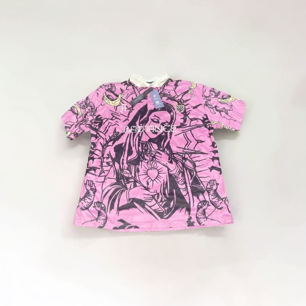 The 'Sacred Heart' Graphic Polo Shirt - Image 5