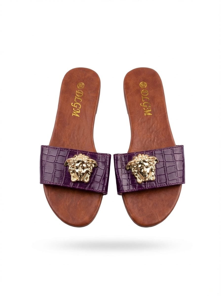 Ladies Open Toe Flat Casual Slippers - Image 2