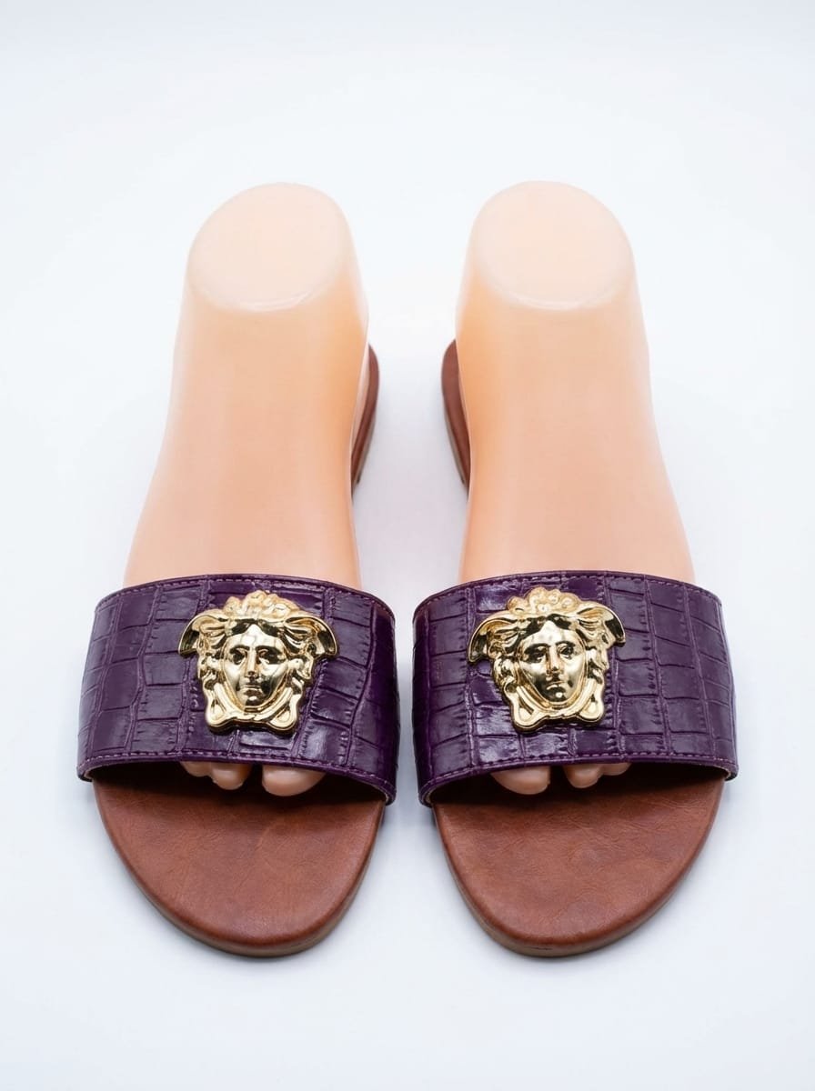 Ladies Open Toe Flat Casual Slippers