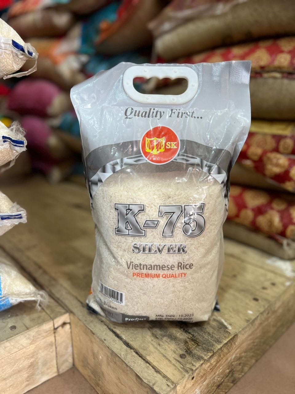 SK K-75 Premium Vietnamese Rice(5kg) - Image 2