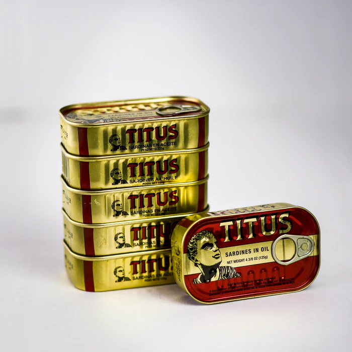 Titus Sardines in Vegetable Oil - 125x5 - Image 2