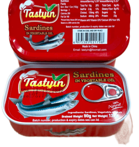 Tastyn Sardines in Vegetable Oil (125g)