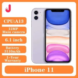 Original unlocked iPhone 11 64GB/128GB/256GB 3110mAh A13 6.1 inch LCD screen IOS LTE 4G iphone11 cellphone