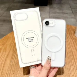 For Magsafe Magnetic Transparent Phone Case For iphone 16E 15 14 13 12 Mini 11 16 Pro Max XR X XS Max 7 8 Plus SE2020 Soft Cover