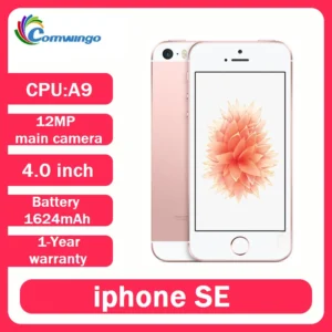 Original Unlocked Apple iPhone SE Cell Phone 4G LTE NFC4.0' 2GB RAM 16/64GB ROM A9 Dual-core Touch ID Mobile Phone Used iphonese