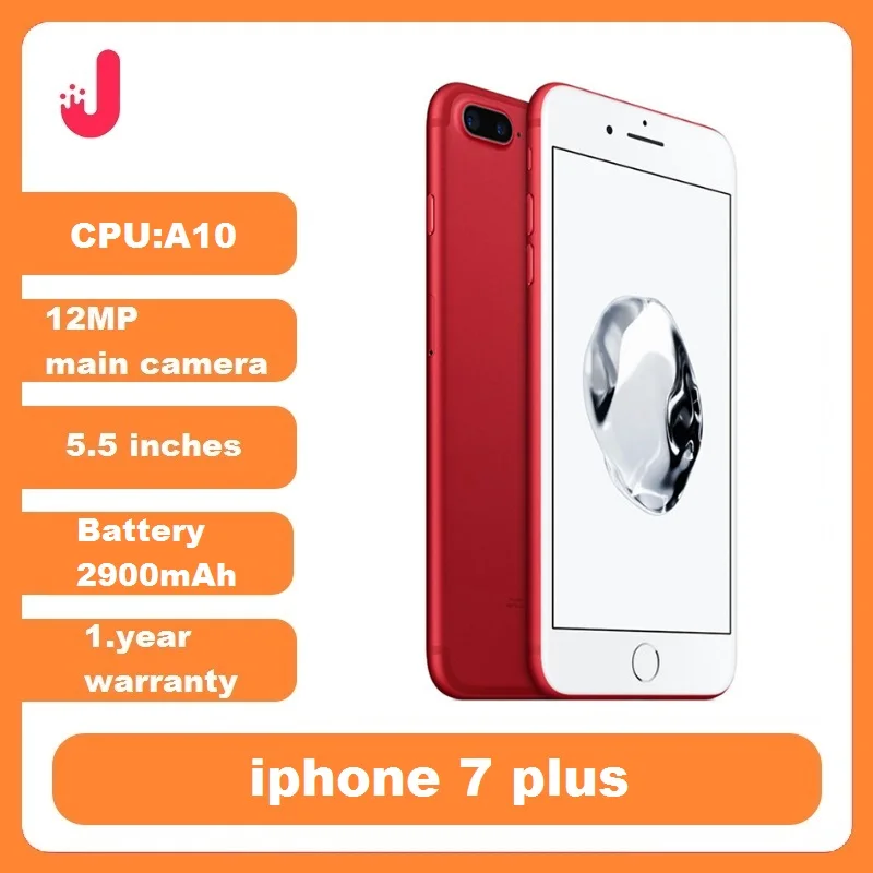 Original Apple iphone 7plus 3GB RAM 32/128GB/256GB ROMIOS LTE iphone7plus Fingerprint used smartphone