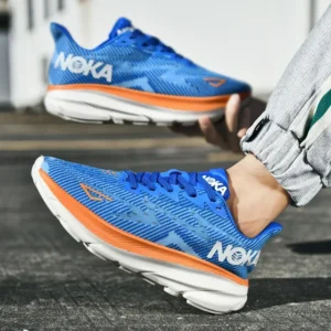 Men's Running Shoes Jogging Cushioning Outdoor Luxury Shoes Trainer Race Breathable Couple Non-Slip Sneakers Mesh Off-road Shoes