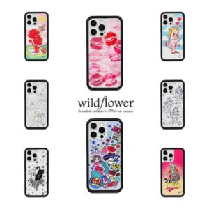 Wildflower Kensington Kiss cherub Phone Case for iPhone 17 12 13 14 15 16 Pro Max Plus Kitten Little Angel Devil lamb wf Cover﻿