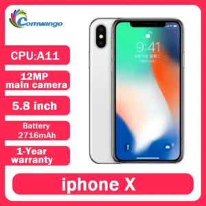 Unlocked Original iPhone X 5.8 inch 3GB RAM Core iOS A11 Dual Camera Face recognition 4G LTE usedCellphone APPLE iphone x