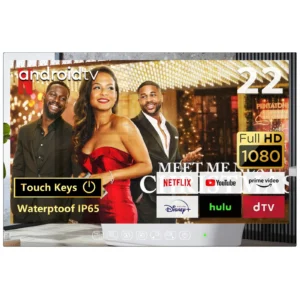 Soulaca 22inches Mirror SmartTV Waterproof 1080P HD Panel Built-in WiFi Bluetooth Android 11.0 New Model 2024 Magic LED US EU