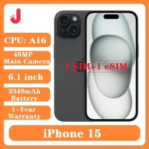 iPhone 15 6GB RAM 128GB 256GB ROM Internaltonal Version 1SIM + 1eSIM 6.1' Original OLED Face ID NFC A16 5G iPhone15 Mobile Phone