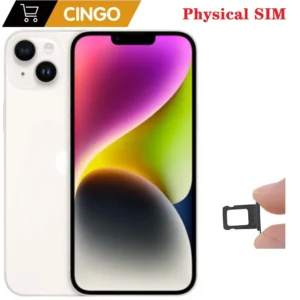 Apple 99% new iPhone 14 6GB RAM 128GB /256GB GB ROM A15 5G 1 SIM+ 1 eSIM 6.1" OLED Face ID NFC Original Unlocking phone