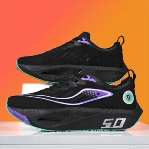 Men Sports Running Shoes Carbon Board Speciality Marathon Breathable Lightweight Women's Comfortable Nonskid Casual Sneakers New