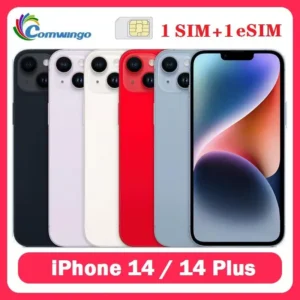 Apple iPhone 14 / 14 Plus 6GB RAM 128/256GB 1SIM add 1eSIM ROM OLED Face ID NFC A15 5G cellphone iphone14 14plus