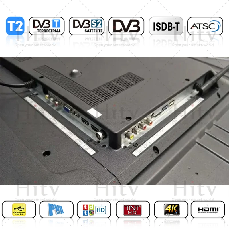 32 Inch Smart Android TV Full HD 1080p LED Flat Screen Television, WiFi HDMI USB Google Play Netflix, Budget Home & Hotel TV - Image 5