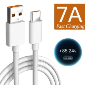 PD 100W Super Fast Charging Phone Data Cable 7A USB Type C Mobile Phone Charge Wire For Xiaomi Huawei Samsung OnePlus USB-C Cord