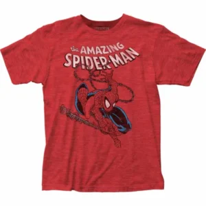 Marvel Spider-Man Printed Short Sleeve T-Shirt Men's and Women's Summer New Fashion Trend Street Casual Crew Neck Loose Top