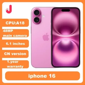 Apple iPhone 16 Dual Entity SIM Smart Phone 128GB/256GB/512GB 6.1inch Super Retina XDR OLED A18 Chip Original Unlocked Cellphone