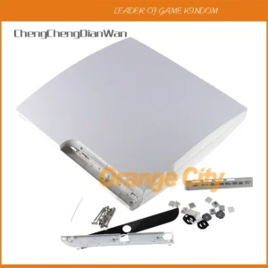 1Set Black & White Full Housing Shell Case Cover For PS3 slim 120G 320G Game Console Shell Housing Cover For PS3 Slim