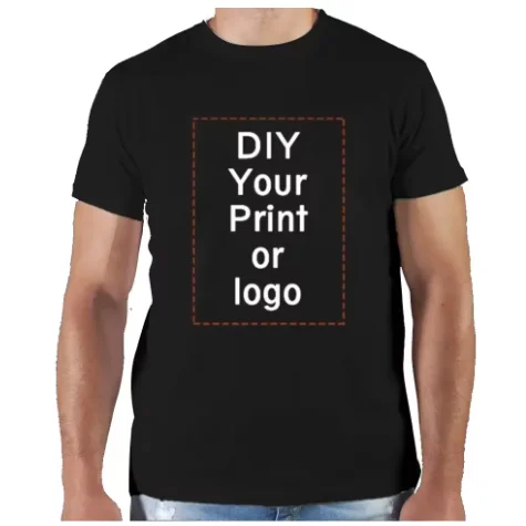 180g Custom Women Men Customised Printed 100% Cotton Short Sleeve Your Logo Photo Brand Text Tee Personalize Graphic Clothing - Image 3