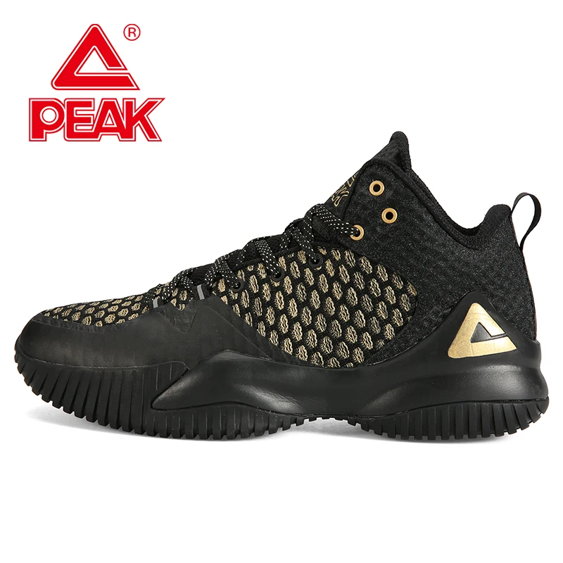 PEAK Men‘s Basketball Shoes Lou Williams Street Master Cushion Durable Non-slip Outdoor Sport Sneakers Plus Size Original