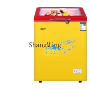 ZYY Commercial Ice Cream Cabinet Small Freezer Refrigerated Freezer Display Cabinet Large Capacity