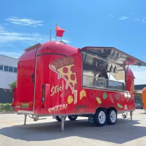 Mobile Taco Pizza Truck Imbissagen Food Trailer Trailer Coffee Ice Cream Burger Fast Food Truck with Full Kitchen Equipment
