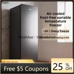 AA Vertical Freezer Air-cooled Frost-free Single Door Freezer Refrigerated Refrigerator