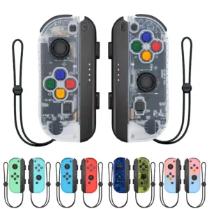 Joy Pad Joycons Gamepad for Nintendo Switch Joystick Bluetooth Wireless Game Controller Joystick with Trubo Video Game Consoles