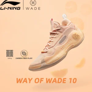Li-Ning Men's WAY OF WADE 10 LOW Professional Basketball Shoes Carbon Plate Cushion LiNing WOW 10 Competition Sneakers ABAS083