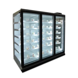 Customized Glass Door Display Refrigerator Commercial Showcase Fridge Upright Freezer Multideck Cabinet Equipment