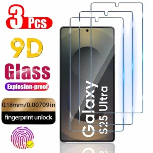 S26 S25 Ultra Protective Glass For Samsung Galaxy S25 S24 Ultra Screen Protector A17 A27 A37 A57 A56 A36 A26 A55 A54 A53 A15 A16 A35 Glass S21 S22 S23 Plus Pelicula Cristal Templado S24 FE Phone Front Film