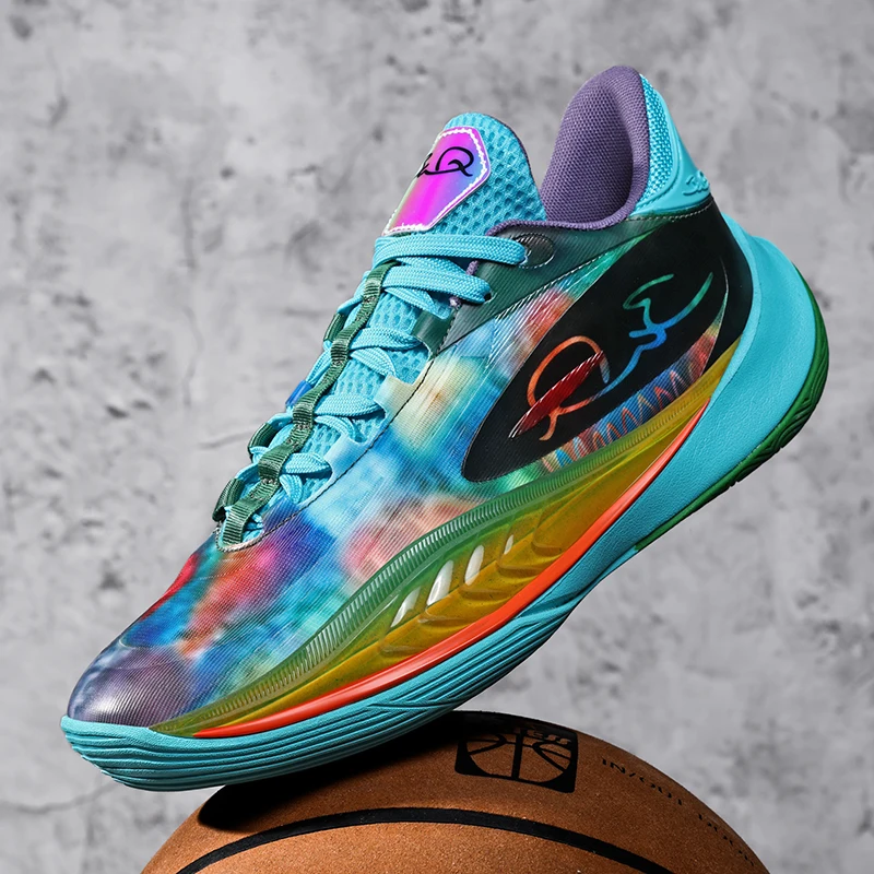 Wade Practical professional basketball shoes men's low-top breathable anti-slip and wear-resistant student sports shoes - Image 3