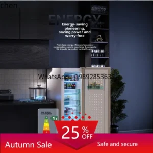 Drawer type fully frozen freezer vertical single door refrigerator ice bar household small breast milk side door freezer