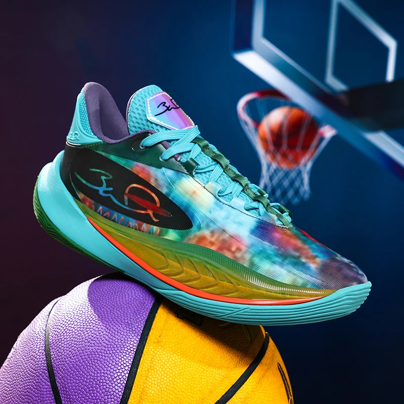 Wade Practical professional basketball shoes men's low-top breathable anti-slip and wear-resistant student sports shoes - Image 4