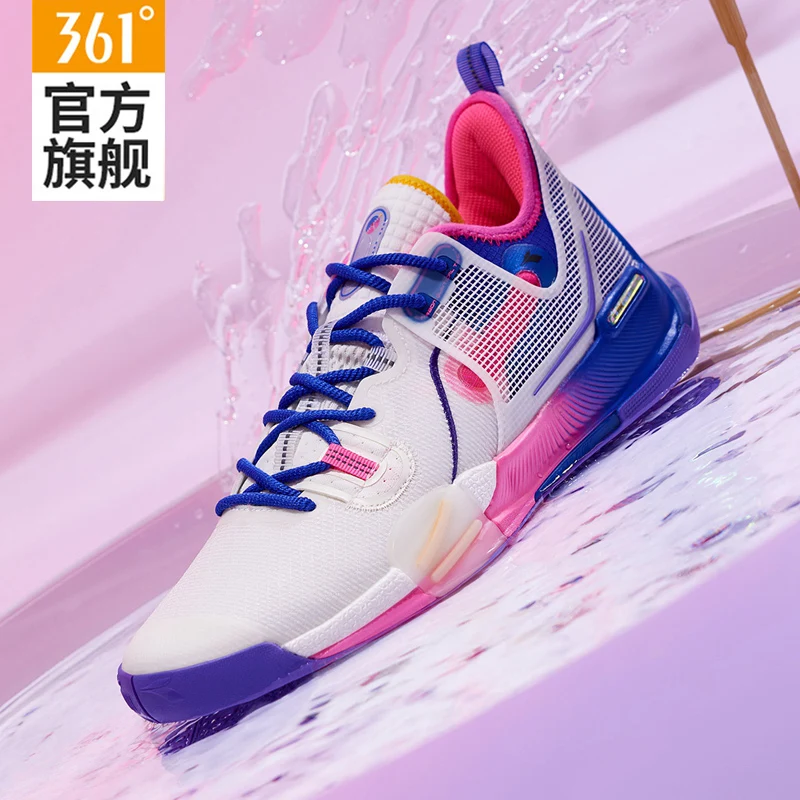 361 ° men's basketball sports shoes men's 2025 summer new anti slip and shock-absorbing combat boots sneakers