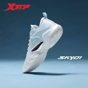 Xtep SKYO1 Basketball Shoes Men Wear-Resistant Non-Slip Combat Soft Sport Shoes Shock Absorption Low Top Sneakers 877119120028