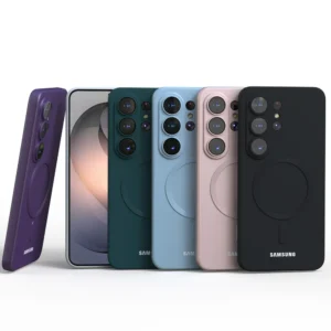 Luxury TPU Color Magnetic Wireless Charge Phone Case for Samsung Galaxy S26 Ultra S26 S25 S24 S23 Plus for Magsafe Fashion Cover