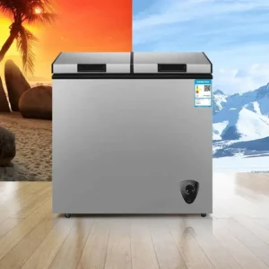 Home Electric Home Refrigerator Dual-temperature Freezer Small Freezer Double-door Household Commercial Large-capacity Freezer D