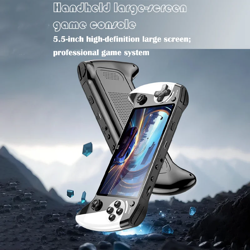 X9 portable game console, 5.5-inch HD screen, multiple languages, retro GBA Arcade video, 8 simulators with 360° non-slip joysti