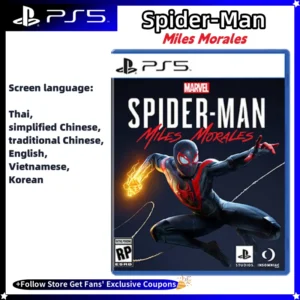Sony Genuine Licensed Marvel's Spider Man Miles Morales Playstation 5 PS5 Game CD Game Card Ps5 Games Disks New Spider Man Miles