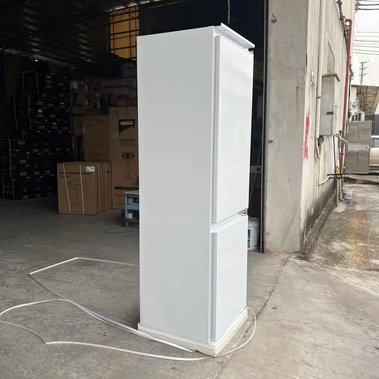 Built in Fridge Double Door Bottom Freezer White Color 280L Built in Refrigerator 220V 50/60HZ 10 Years Warranty on Compressor - Image 2