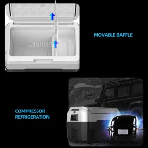30L Camping Nevera Pequeña Electrodomestico Portable Car Refrigerator Compressor Freezer Fridge