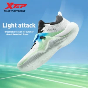 Xtep Light Attack 3 SE Basketball Shoes for Men 2025 Light Wear-resistant Cushioning Support Practical Sneakers 875219120002