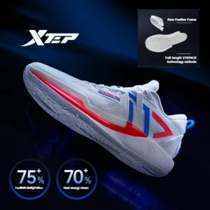 Xtep Ling Ji Men's Basketball Shoes 2025 Spring Rebound Breathable Men's Sports Shoes Marathon Carbon Sneakers 875219120003