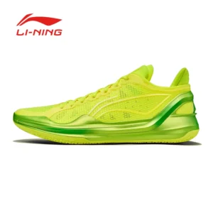 LINING LIREN4 V2 Yellow Men's basketball shoes with stable support, durability, and high rebound sports shoes