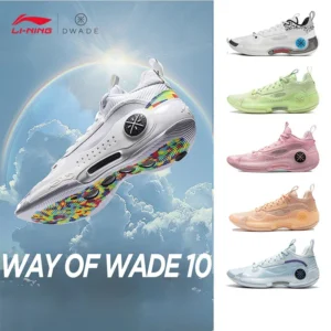 LI-NING Way of Wade 10 Men's Basketball Shoes Professional Sports Shoes Dwade Sneakers ABAS083