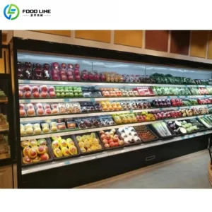 Customized Commercial Refrigerated Display Showcase Glass Door Beverage Cooler Upright Fridge for Supermarket Convenience Store