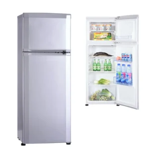 Home Use 258L Fridge Upright Refrigerator Double Door Combined Freezer and Refrigerator